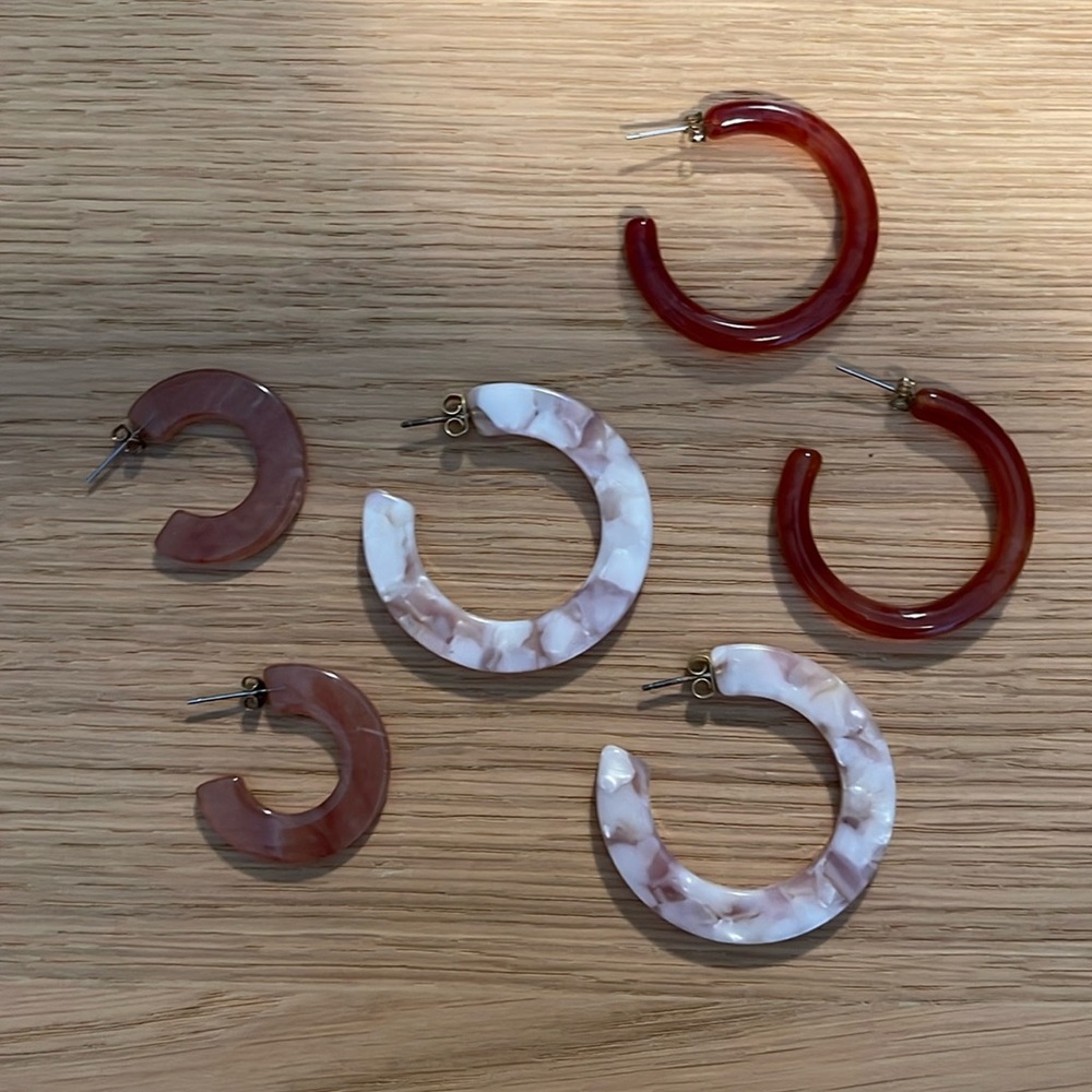 Set of 3 Madewell Earrings